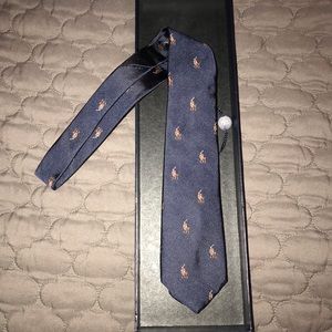 Boys Ralph Lauren Classic tie NWT Navy Blue
